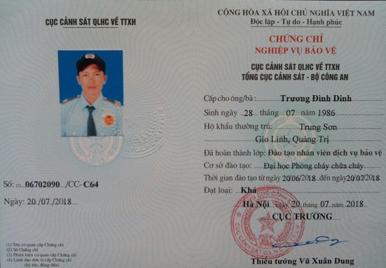 Cung cấp vệ sĩ tại Bàu Bàng