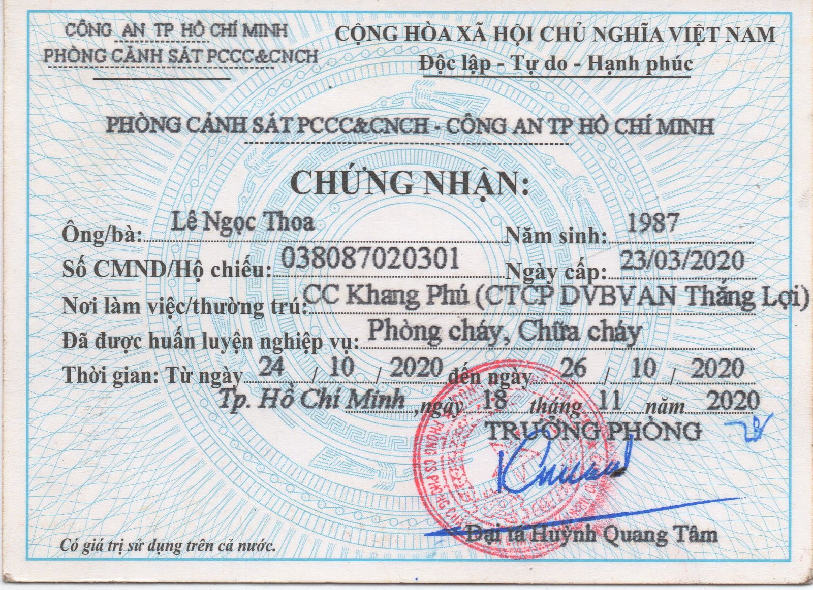 Cung Cấp Bảo Vệ Đã Qua Đào Tạo Tại Bình Dương