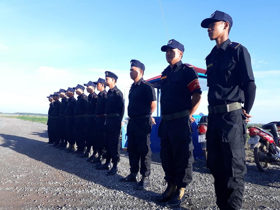 Thang Loi security guard company in Long An